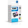 KMP MULTIPACK H175VX - 2er-Pack - Schwarz, Farbe (Cyan, Magenta, Gelb) - kompatibel - Tintenpatrone - für HP AMP 130, Deskjet 26XX, 37XX, ENVY 50XX