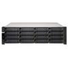 QNAP ES1686DC - NAS-Server - 16 Schächte - Rack - einbaufähig - SAS 12Gb / s - RAID RAID 0, 1, 5, 6, 10, JBOD, 5 Hot Spare, 6 Hot Spare, 10-Hot-Spare, 1 Hot-Spare - RAM 128 GB - Gigabit Ethernet / 10 Gigabit Ethernet - iSCSI Support - 3U