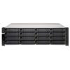 QNAP ES1686DC - NAS-Server - 16 Schächte - Rack - einbaufähig - SAS 12Gb / s - RAID RAID 0, 1, 5, 6, 10, JBOD, 5 Hot Spare, 6 Hot Spare, 10-Hot-Spare, 1 Hot-Spare - RAM 96 GB - Gigabit Ethernet / 10 Gigabit Ethernet - iSCSI Support - 3U