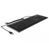 USB Tastatur kabelgebunden 1,5 m schwarz (Water-Drop)