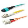 AddOn - Patch-Kabel - LC / PC Multimode (M) zu LC / PC Multimode (M) - 1 m - Glasfaser - Duplex - 50 / 125 Mikrometer - OM4 - halogenfrei - Aquamarin