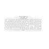 CHERRY SECURE BOARD 1.0 - Tastatur - mit NFC - USB - Deutsch - Tastenschalter: CHERRY LPK - Weiß / Grau