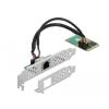 Delock Mini PCIe I / O PCIe full size 1 x RJ45 Gigabit LAN