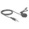 Delock Krawatten Lavalier Mikrofon Omnidirektional mit Clip 3,5 mm Klinkenstecker 3 Pin + Adapterkabel für Smartphone und Tablet