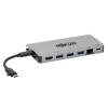 Eaton Tripp Lite Series USB C Docking Station USB Hub 4k w / HDMI, Gbe Gigabit Ethernet, SD Card Reader, PD Charging - Dockingstation - USB-C 3.1 / Thunderbolt 3 - HDMI - 1GbE