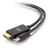 C2G 3ft Mini DisplayPort Male to HDMI Male Passive Adapter Cable - 4K 30Hz - Videoadapter - Mini DisplayPort männlich zu HDMI männlich - 90 cm - Schwarz - passiv, 4K Unterstützung