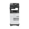 Lexmark MX822adxe - Multifunktionsdrucker - s / w - Laser - 215.9 x 355.6 mm (Original) - A4 / Legal (Medien) - bis zu 52 Seiten / Min. (Kopieren) - bis zu 52 Seiten / Min. (Drucken) - 2650 Blatt - 33.6 Kbps - USB 2.0, Gigabit LAN, USB 2.0-Host