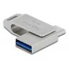 Delock USB 3.2 Gen 1 USB-C" + Typ-A Speicherstick 64 GB - Metallgehäuse