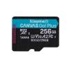 Kingston Canvas Go! Plus - Flash-Speicherkarte - 256 GB - A2 / Video Class V30 / UHS-I U3 / Class10 - microSDXC UHS-I