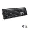 Logitech MX Keys für Mac - Tastatur - hinterleuchtet - Bluetooth, 2.4 GHz - QWERTZ - Schweiz - Space-grau