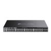 TP-Link Omada SG6654XHP V1 - Switch - L3 - managed - 48 x 10 / 100 / 1000 (PoE+) + 6 x 10Gb Ethernet SFP+ - Luftstrom von vorne nach hinten - an Rack montierbar - PoE+ (1440 W)