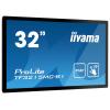 32" PCAP Bezel Free 30-Points Touch Screen, 1920x1080, AMVA3 panel, VGA, HDMI, DisplayPort, panel 500cd / m² 92% light transmittance, 3000:1, Landscape or Portrait mount, USB Touch Interface, VESA 200x200mm, MultiTouch with supported OS, Open frame mod