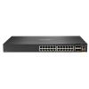 HPE Aruba 6200F 24G Class4 PoE 4SFP+ 370W Switch - Switch - max. Stapelentfernung 10 km - L3 - managed - 24 x 10 / 100 / 1000 (PoE+) + 4 x 1 Gigabit / 10 Gigabit SFP+ (Uplink) - an Rack montierbar - PoE+ (370 W) - BTO