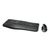 Kensington Pro Fit Ergo Wireless Keyboard and Mouse - Tastatur-und-Maus-Set - kabellos - 2.4 GHz, Bluetooth 4.0 - Spanisch - Schwarz