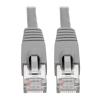 Eaton Tripp Lite Series Cat6a 10G Snagless Shielded STP Ethernet Cable (RJ45 M / M), PoE, Gray, 6 ft. (1.83 m) - Patch-Kabel - RJ-45 (M) zu RJ-45 (M) - 1.8 m - STP - CAT 6a - IEEE 802.3at - ohne Haken, verseilt - Grau