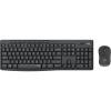 Logitech MK295 Silent - Tastatur-und-Maus-Set - kabellos - 2.4 GHz - US International - Graphite