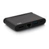 C2G USB C Dock with HDMI, USB, Ethernet, USB C & Power Delivery up to 100W - Dockingstation - USB-C / Thunderbolt 3 - HDMI - 1GbE