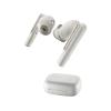 Poly Voyager Free 60 UC White Sand Earbuds +BT700 USB-A Adapter +Basic Charge Case - Replaces Poly SKU 220758-01