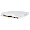 Cisco CBS350-8P-2G managed Layer3 Switch: - 8x10 / 100 / 1000 Base-T(RJ45) + 2xGE combo(RJ45 / SFP) UplinkPorts, - Switching Capacity:20Gbps, incl. rack-&wallmount Kit, - kein stacking, liefert 67W PoE+,