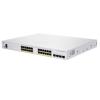 Cisco CBS350-24FP-4G managed L3 Business Switch: - 24x10 / 100 / 1000 Base-T (RJ45) und 4x1GE SFP Uplink Ports, - Switching-Kapazität: 56Gbps, inkl. Rack-&Wallmount Kit, - kein stacking, liefert 370W PoE+