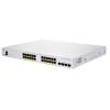 Cisco CBS350-24P-4G managed L3 Business Switch: - 24x10 / 100 / 1000 Base-T (RJ45) und 4x1GE SFP Uplink Ports, - Switching-Kapazität: 56Gbps, inkl. Rack-&Wallmount Kit, - kein stacking, liefert 195W PoE+