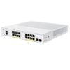Cisco CBS350-16FP-2G managed Layer3 Switch: - 16x10 / 100 / 1000 Base-T (RJ45) + 2xGE SFP Uplink Ports, - Switching Capacity:36Gbps, incl. rack-&wallmount Kit, - kein stacking, liefert 240W PoE+,