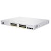 Cisco CBS350-24P-4X managed stackable Layer3 Switch: - 24x10 / 100 / 1000 Base-T (RJ45) + 4x10GE SFP+ Uplink Ports, - Switching Capacity:128Gbps, incl. rack-&wallmount Kit, - max.Stack:4Stk / 192Ports / 10Gbps, liefert 195W PoE+,