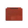 Microsoft Surface Pro X Signature Keyboard with Slim Pen Bundle - Tastatur - mit Trackpad, Beschleunigungsmesser - hinterleuchtet - QWERTZ - Deutsch - Poppy Red - kommerziell - für Surface Pro 8, Pro X