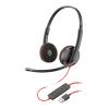 Poly Blackwire C3220 - Blackwire 3200 Series - Headset - On-Ear - kabelgebunden - aktive Rauschunterdrückung - USB-A - Schwarz - Skype-zertifiziert, Avaya Certified, Cisco Jabber Certified - Replaces Poly SKU 209745-104