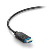 C2G 75ft (22.8m) C2G Performance Series High Speed HDMI Active Optical Cable (AOC) - 4K 60Hz Plenum Rated - High Speed - HDMI-Kabel - HDMI männlich zu HDMI, 24 pin USB-C - 22.8 m - Schwarz - Plenum, Active Optical Cable (AOC), Support von 4K 60 Hz