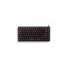 CHERRY Compact-Keyboard G84-4100 - Tastatur - PS / 2, USB - Deutsch - Schwarz