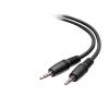 C2G 6ft TSSR 4 Position Cable - OMTP Wiring Standard - M / M - Headset-Kabel - 4-poliger Mini-Stecker männlich zu 4-poliger Mini-Stecker männlich - 1.8 m - Schwarz
