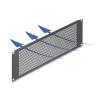 Delock 19 Zoll Blindpanel mit runden Löchern 3 HE schwarz