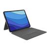 Logitech Combo Touch - Tastatur und Foliohülle - mit Trackpad - hintergrundbeleuchtet - Apple Smart connector - QWERTZ - Deutsch - Oxford Gray - für Apple 12.9-inch iPad Pro (5. Generation)