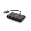 C2G 4-Port USB-A Hub - Hub - 4 x USB 2.0 - Desktop