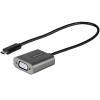 StarTech.com USB-C auf VGA Adapter - 1080p USB Typ C zu VGA Adapter Dongle - USB-C (DP Alt Modus) zu VGA Monitor / Display Videokonverter - Thunderbolt 3 kompatibel - 30 cm langes Kabel (CDP2VGAEC) - Videoadapter - 24 pin USB-C männlich zu HD-15 (VGA