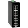Eaton Tripp Lite series Unmanaged Industrial Gigabit Ethernet Switch 16-Port - 10 / 100 / 1000 Mbps, DIN Mount - Switch - unmanaged - 16 x 10 / 100 / 1000 - an DIN-Schiene montierbar - Gleichstrom - TAA-konform