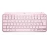 Logitech MX Keys Mini - Tastatur - hinterleuchtet - Bluetooth - AZERTY - Französisch - rosé