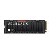 WD Black SN850 NVMe SSD WDBAPZ5000BNC - SSD - 500 GB - intern - M.2 2280 - PCIe 4.0 x4 (NVMe) - integrierter Kühlkörper