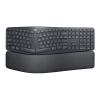 Logitech ERGO K860 Split Keyboard for Business - Tastatur - kabellos - Bluetooth LE - QWERTY - US International - Graphite