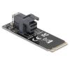 Delock Adapter M.2 Key M zu SFF-8643 NVMe 2260