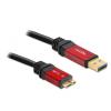 Delock Premium - USB-Kabel - USB Typ A (M) zu Micro-USB Typ B (M) - USB 3.0 - 5 m - Schwarz