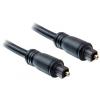 Delock - Digitales Audio-Kabel (optisch) - TOSLINK männlich zu TOSLINK männlich - 2 m - Schwarz