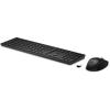 HP 650 - Tastatur-und-Maus-Set - kabellos - Deutsch - Schwarz - für Laptop 15-dw1025nk, Pavilion Plus Laptop 14-eh0660nd