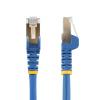 StarTech.com 6ASPAT7MBL Patchkabel CAT6a  (7 m, blau, RJ45-Snagless-Steckverbinder, CAT6a-STP-Kabel, Kupferdraht, Netzwerkkabel) - Patch-Kabel - RJ-45 (M) zu RJ-45 (M) - 7 m - STP - CAT 6a - geformt, ohne Haken - Blau