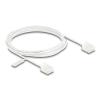 Delock RJ45 Netzwerkkabel Cat.6 UTP Ultra Slim 2 m weiß mit kurzen Steckern