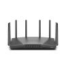 Synology RT6600AX - Wireless Router 4-Port-Switch - 1GbE, 2.5GbE - WAN-Ports: 2 - Wi-Fi 6 - Tri-Band