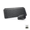 Logitech MX Keys Mini Combo for Business - Tastatur-und-Maus-Set - hinterleuchtet - kabellos - Bluetooth LE - QWERTY - US International - Graphite