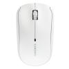 CHERRY MW 2200 - Maus - ergonomisch - rechts- und linkshändig - optisch - 3 Tasten - kabellos - 2.4 GHz - kabelloser Empfänger (USB) - weiß