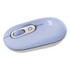 Logitech POP - Maus - anpassbarer Emoji - optisch - 4 Tasten - kabellos - Bluetooth 5.1 LE - fliederfarben